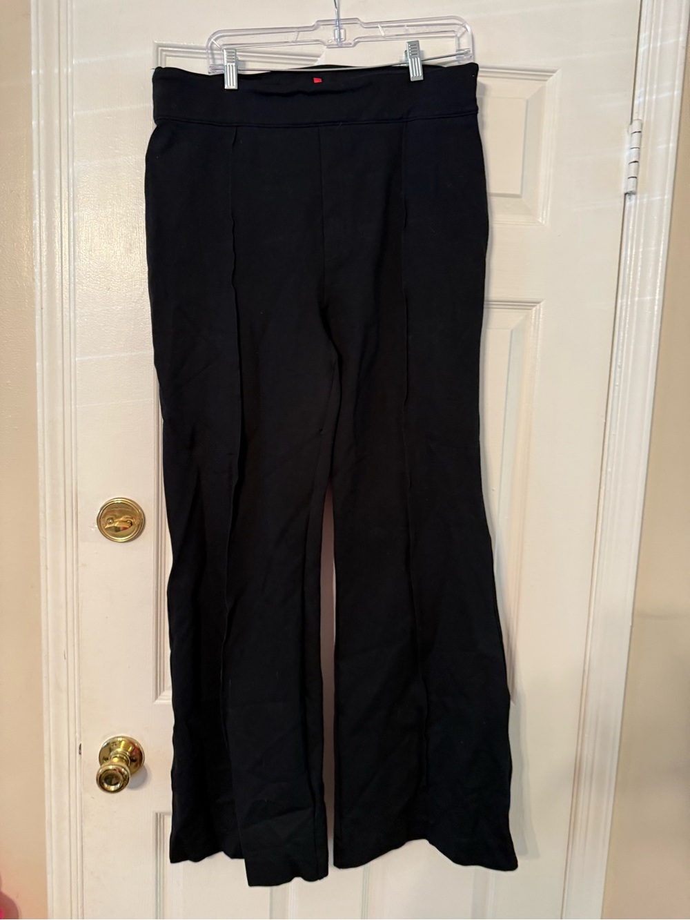 SPANX Black Boot-Cut Flare Pants
